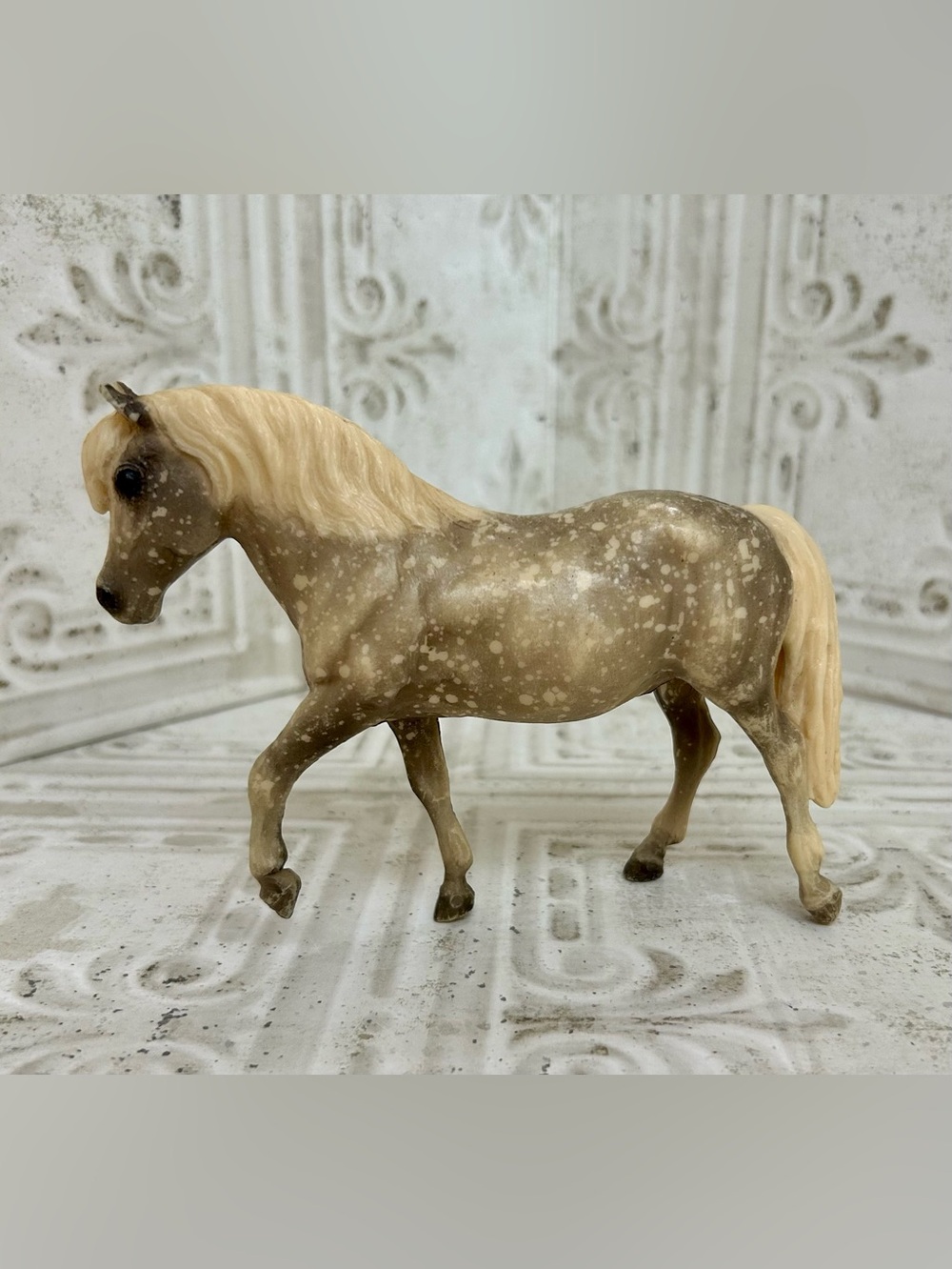 Vintage Breyer Horse Classic Black Beauty Family Merrylegs dapple gray Preloved